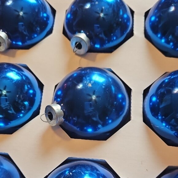 Blue and Christmas Ornaments Set - Picture 2 of 5